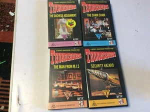 VHS MOVIES X 4.THUNDERBIRDS.GERRY ANDERSON.CULT TV.VOLUMES 1,5,7,9 - Picture 1 of 4