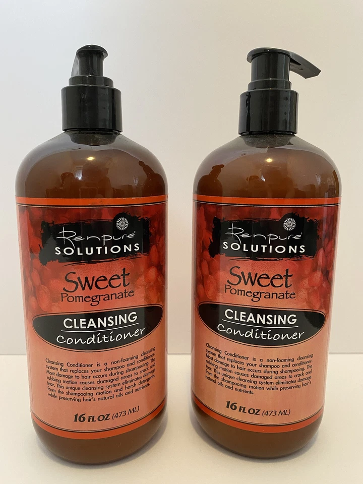 2 X RENPURE Cleansing Conditioner SWEET POMEGRANATE Non-Foaming 16 oz - Image 1 of 1