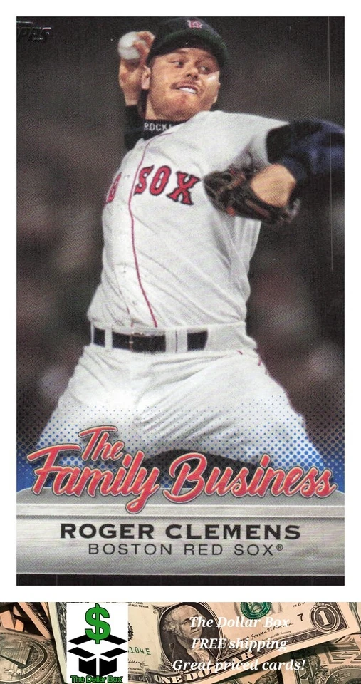 2019 Topps Chrome Update The Family Business #FBC-6 Roger Clemens Red Sox - Image 1 of 2