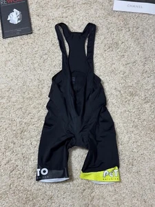 Santini SMS PetoBike Men's Cycling Bib Shorts - Black - Size L - Made in Italy - Picture 1 of 14