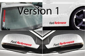 Ford Performance 7pcs Sticker Set of 2 Color Decal Color Version Choice (F004) - Picture 1 of 6