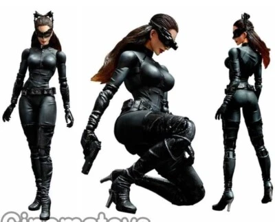 PLAY ARTS KAI CATWOMAN THE DARK KNIGHT TRILOGY ACTION FIGURE IN BOX USA - Image 1 of 4