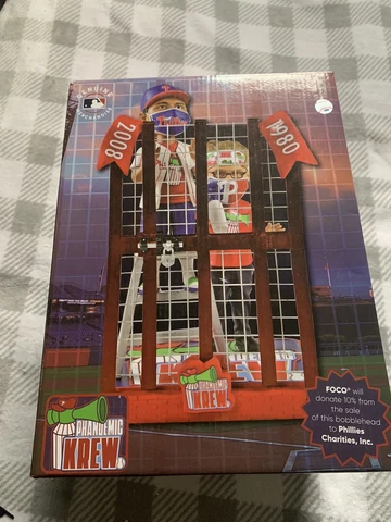 PHILADELPHIA PHILLIES Super Fans “Phandemic Krew” EXCLUSIVE Bobblehead #/320 NIB Cover