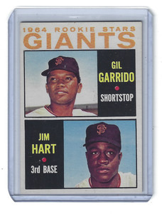 1964 Topps 64 GIANTS ROOKIE STARS, GARRIDO & HART #452 REAL NICE!