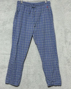 Polo Ralph Lauren Nachtwäsche Hose Herren klein blau schwarz kariert Pyjama rot Pony - Bild 1 von 8