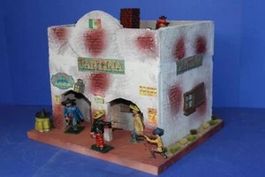 2732 Cantina Parreira Mexicana auf Base, zu 7 cm Sammelfiguren, Fertigmodell GMK - Picture 1 of 9