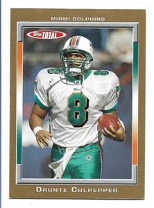 Daunte Culpepper 2006 Topps Total Gold #98 Miami Dolphins - Imagen 1 de 2