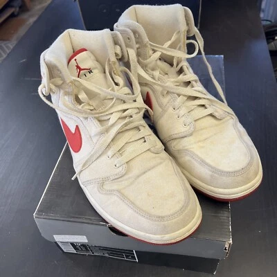 ZAPATOS JORDAN 1 RETRO KO HI HOMBRE TALLA 10.5 402297 161 BLANCO ROJO UNIVERSITARIO 2010 Foto 1 de 4