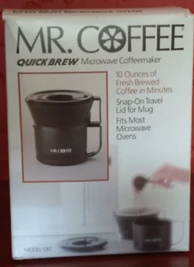 Cafetera microondas de preparación rápida Mr. Coffee de colección #Q81 tamaño de 10 oz nueva de stock - Imagen 1 de 1