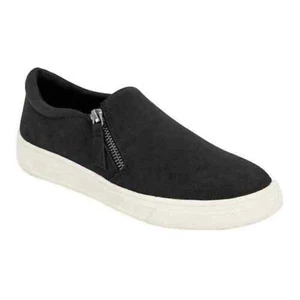 KENSIE Ladies' Soren Faux Suede Sneaker (Black, Womens Size 7.5) NWOB - Picture 1 of 4