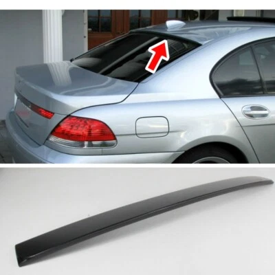 Matte Black Fit For BMW E65 E66 2002-2007 745i 745Li A Type Rear Roof Spoiler - Изображение 1 из 4