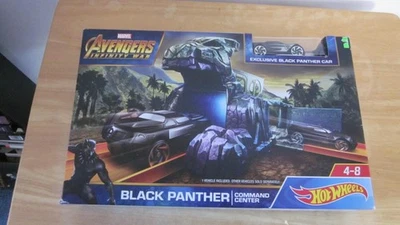 Hot Wheels Marvel Avengers Infinity War Pantera Negra Centro de Comando Novo - Imagem 1 de 4