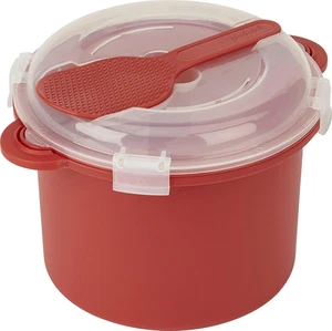 Microondas Arrocera 11 Tazas Capacidad Libre de BPA con Mango y Paleta de Arroz Rojo - Imagen 1 de 10