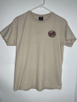 SANTA CRUZ Boys Shot sleeve T-Shirt Crew-Neck Beige Size XL Youth - Image 1 of 4