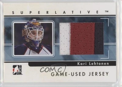 2009-10 ITG Superlative Volume 2 Game-Used Jersey Gold /9 Kari Lehtonen #GUJ-09 - Image 1 of 2