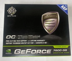 BFG Technologies NVIDIA GeForce 7600 GS Graphics Card, Outside Box Opened Only - Picture 1 of 10