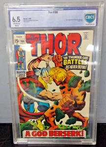 1969 MARVEL COMICS THOR #166 WITH CBCS 6.5 GRADE - Picture 1 of 1