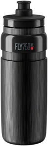 Elite Fly Tex 750ml Black Water Bottle with Textured Grip, BPA-Free Cycling - Picture 1 of 1