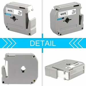 Mehrzweck P Touch M231 MK231 MK231 Schriftband 12 mm perfekt für Organisation - Afbeelding 1 van 12