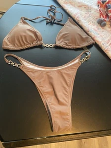 Hellbrauner Bikini Größe L - Bild 1 von 7