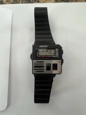 Reloj de película Seiko M516 Voice Note 1983 Ghostbusters original, totalmente funcional Foto 1 de 4