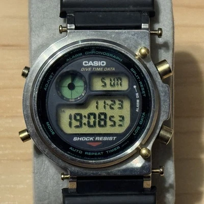 Reloj de buceo digital Casio G-Shock DW-6300-1B primera generación Frogman para hombre 6300 Foto 1 de 4