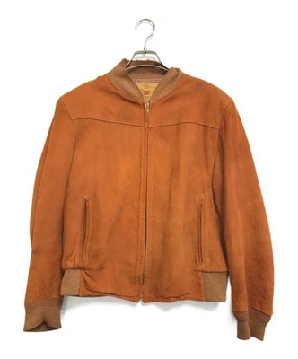 ZERO KING 50 Gamuza Cuero Chaqueta Marrón Foto 1 de 4