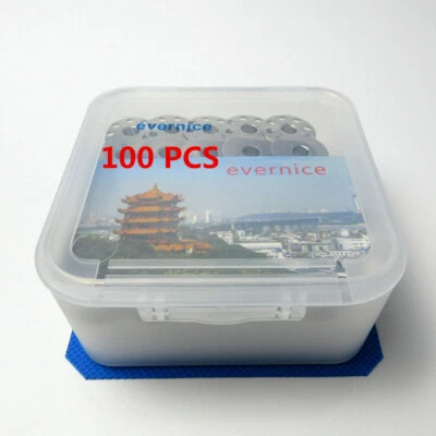 100 BOBINAS DE MÁQUINA DE COSTURA INDUSTRIAL #40264 para JUKI SINGER CONSEW BROTHER - Imagem 1 de 4