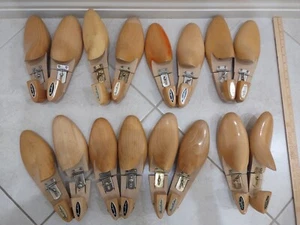 16 Vintage Holz Schuhspanner Botticelli, Johnston & Murphy, Frank Bros Größe 8C - Bild 1 von 17