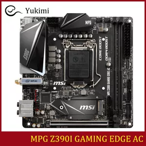 FOR MSI MPG Z390I GAMING EDGE AC Gen3 LGA1151 HDMI 32GB Mini-ITX Motherboard - Picture 1 of 5