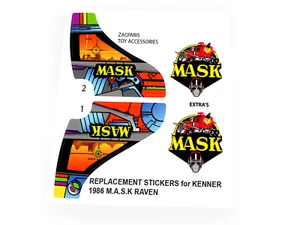 Stickers for KENNER M.A.S.K RAVEN Stickers with Bonus! - Picture 1 of 4