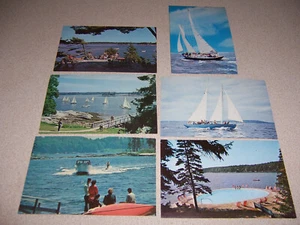 1960s THE LINEKIN BAY RESORT, BOOTHBAY HARBOR, ME. POSTCARD LOT/SET - Picture 1 of 1