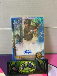 Yendry Rojas 2022 Bowman Chrome CPA-YR 1st Blue Mojo Refractor Auto SP RC 23/150 - Picture 1 of 2