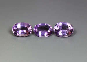 2.60 CTS_UNIQUE HI END LUSTER_100 % NATURAL PURPLE PINK AMETHYST_BRAZIL MINE - Picture 1 of 3