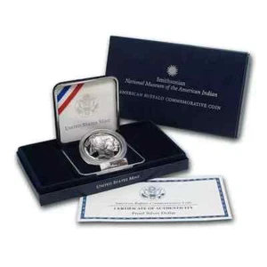 2001-P American Buffalo PROOF Silver Dollar OGP ~~ PRISTINE ~~ - Picture 1 of 2
