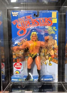 WWF LJN Wrestling Superstars Greg The Hammer Valentine Figure Autographed NIB - Picture 1 of 9