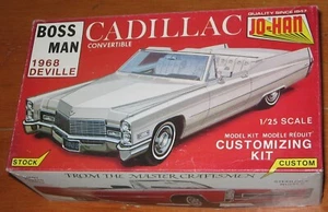 Kit Johan 1968 Cadillac Convertible Boss Man # C-5368 1/25 Jo-Han sin construir 68 - Imagen 1 de 9