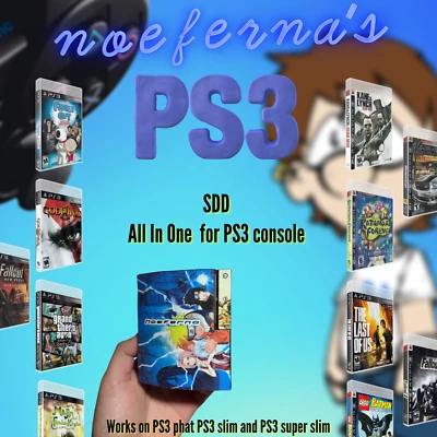 1 TB SSD For Sony Playstation 3 phat, slim or super slim All in one - Image 1 of 3