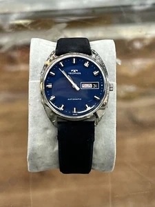 TECHNOS AUTOMATIC Vintage Watch Day Date SWISS Made INCABLOC 5067491 10177 - Picture 1 of 12