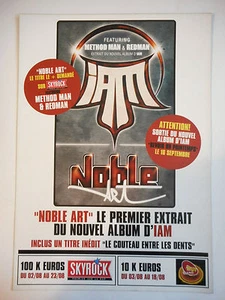 ▓ PLAN MEDIA ▓ IAM feat. METHOD MAN & REDMAN : NOBLE ART (COMMANDE SPE. #1360) - Picture 1 of 2