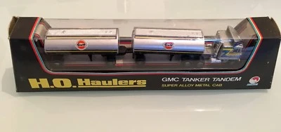 1:128 SHINSEI H.O.HAULERS GMC TANKER TANDEM GULF NUOVO - Immagine 1 di 4