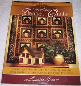 Oh Sew Cozy Flannel Quilts by Lynette Jensen pb Thimbleberries quilting - Picture 1 of 2