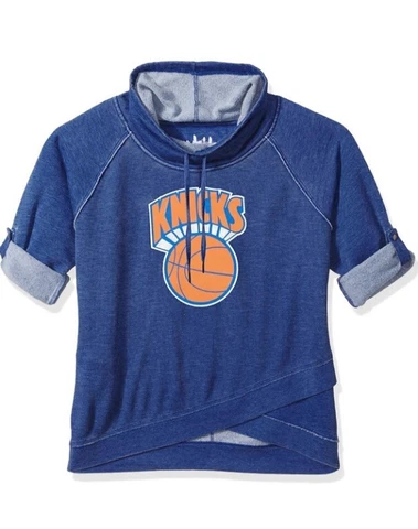 NBA New York Knicks Womens Plus Size 1X Wildcard Top Hardwood Classic NY Blue Cover