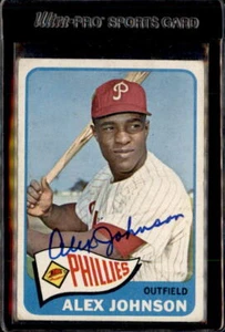 Alex Johnson St Louis Cardinals 1965 Topps #352 Signed Baseball Card DECEASED - Picture 1 of 2