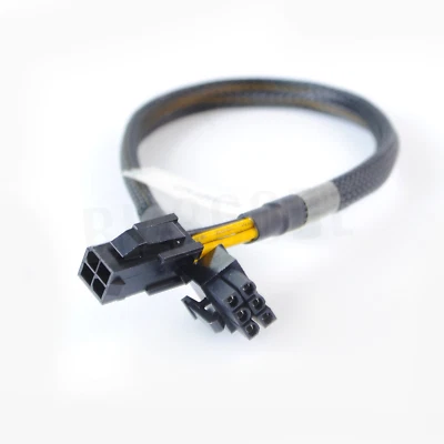 CPU 4Pin Buchse auf 6Pin Stecker PCI Express PCIe Grafikkarte Stromkabel Adapter - Bild 1 von 4