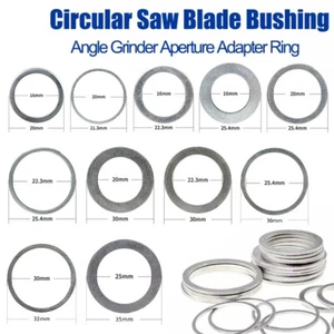 Diamond Circular Saw Blade Reduction Ring Bore Bush Washer Adapter 16-50mm Arbor - Picture 1 of 7