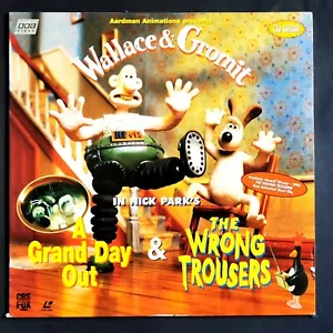 LASERDISC Wallace & Gromit - Grand Day Out / The Wrong Trousers - englisch - Picture 1 of 3