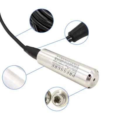 DC24V Throw-in type liquid level sensor transmitter water level detector 4-20mA - Image 1 of 4