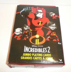 Disney's The Incredibles 2 Jumbo Deck Playing Cards Dash Violet Elastigirl Jack - Picture 1 of 3
