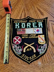 US Army 728 th MP Battalion "Returned From Hell" Korean War Patch 1954 - 1955 - Picture 1 of 2